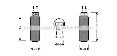 Осушитель кондиционера AVA QUALITY COOLING OLD291
