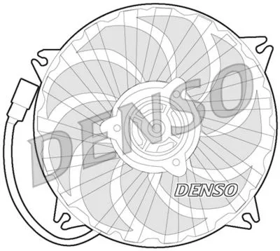Вентилятор охлаждения двигателя DENSO DER07007