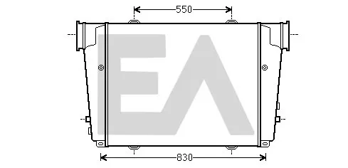Интеркулер ELECTRO AUTO 36A47016