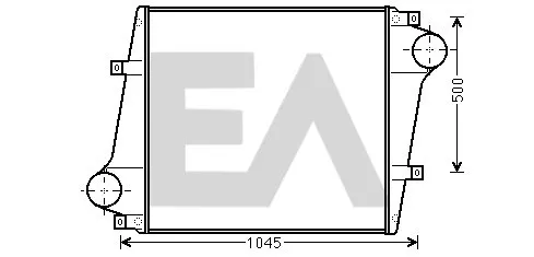 Интеркулер ELECTRO AUTO 36A76006
