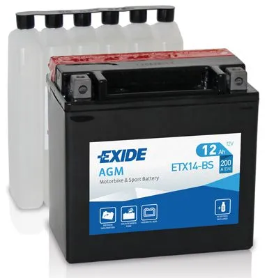 Аккумулятор EXIDE ETX14-BS