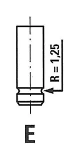 Выпускной клапан ГБЦ FRECCIA R4720BM