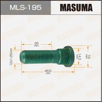 Шпилька колеса MASUMA MLS195