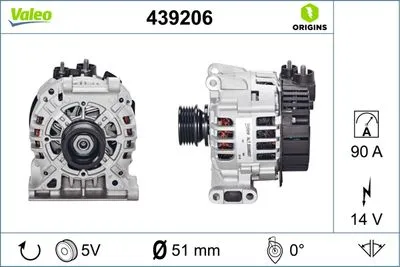 Генератор VALEO 439206