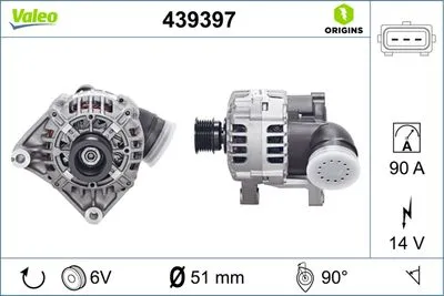 Генератор VALEO 439397