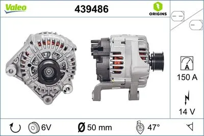 Генератор VALEO 439486