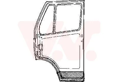 Дверь VAN WEZEL 3070271
